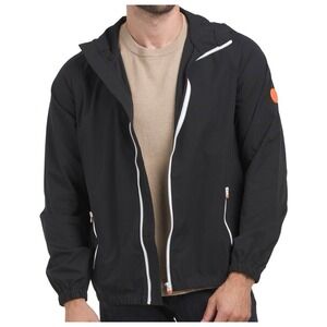 SWIMS Men's Large Tarifa Windbreaker Lightweight Jacket Raincoat Black NWT $275